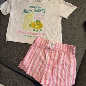 Grayson Mini PJ/Boxer Set - Lemonade